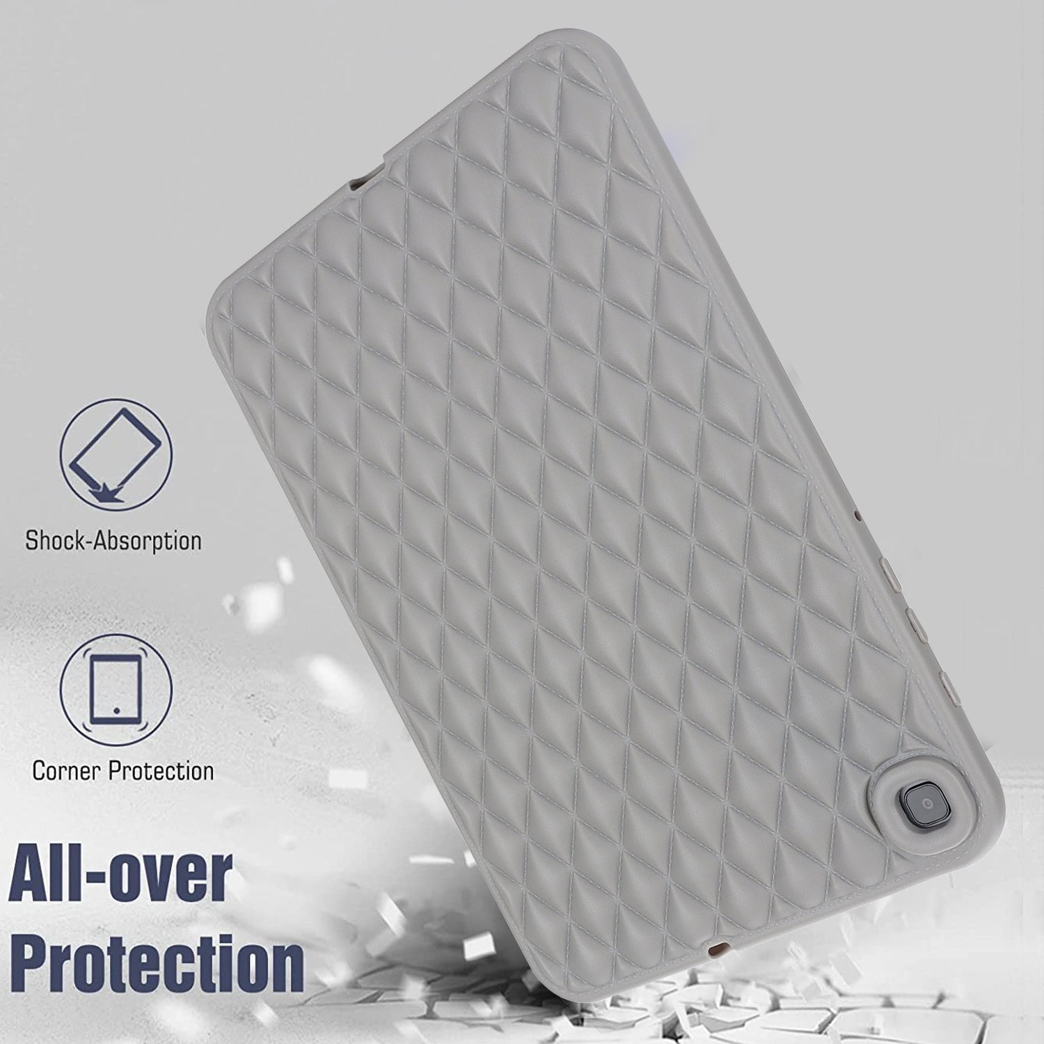 For Samsung Galaxy Tab S6 Lite S6 Lite (2022) P610 P615 Rhombus Pattern Tablet Case Soft TPU Protective Back Cover For Samsung Galaxy Tab S6 Lite S6 Lite (2022) P610 P615 Rhombus Pattern Tablet Case Soft TPU Protective Back Cover